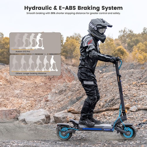 Ausom DT2 Pro Electric Scooter, 2*1100W Motor, 52V 23.4Ah Ausom DT2 Pro Electric Scooter, 2*1100W Motor, 52V 23.4Ah